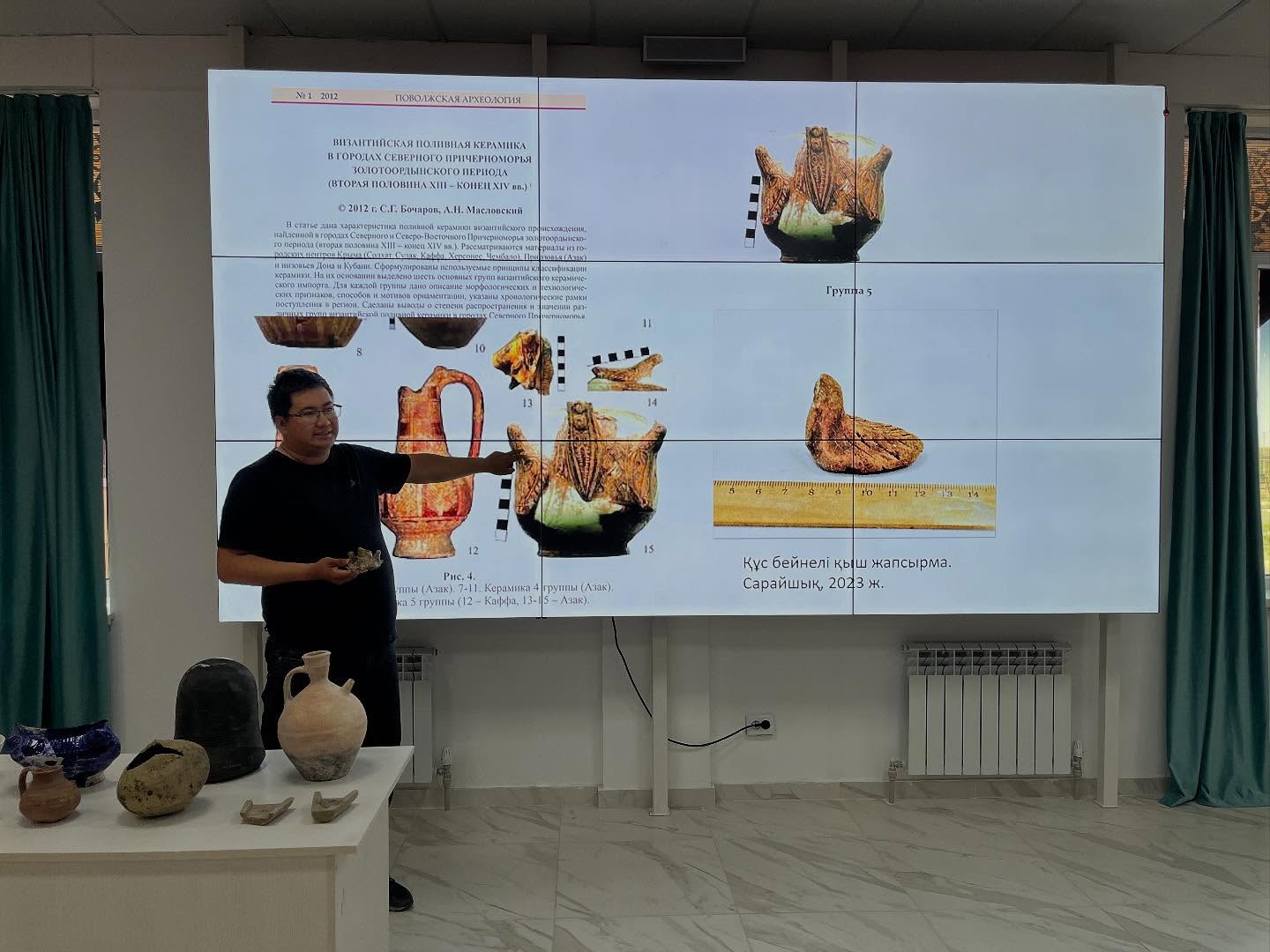 “Ornamented Vessels and Architectural Stones of Sarayshyk (2021–2024).”