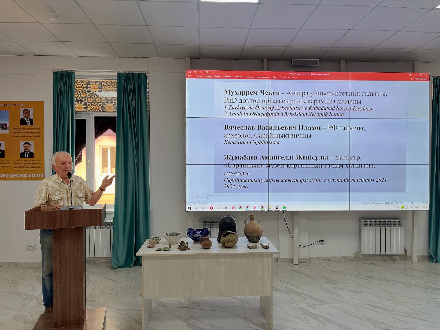 Russian archaeologist and Sarayshyk researcher Vyacheslav Vasilievich Plakhov