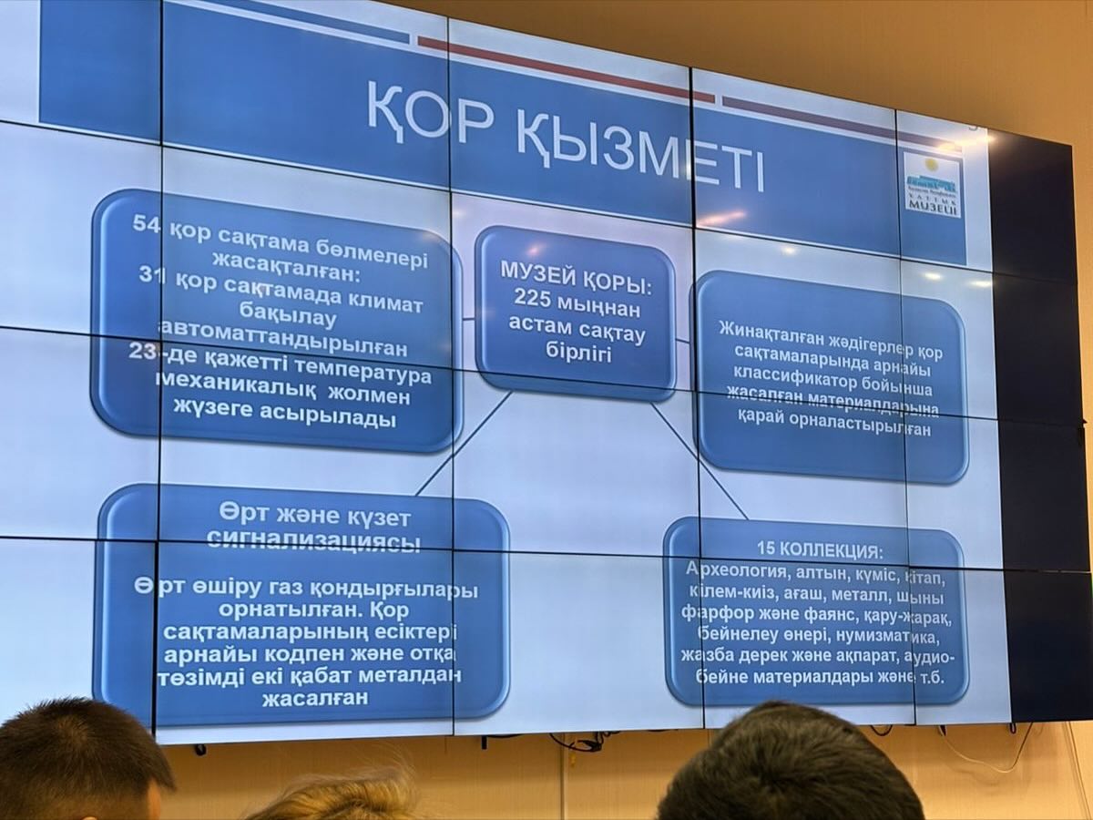 Музей қорларын сақтау семинары